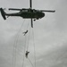 Air assault rappel tests out of Black Hawks on Fort Hood