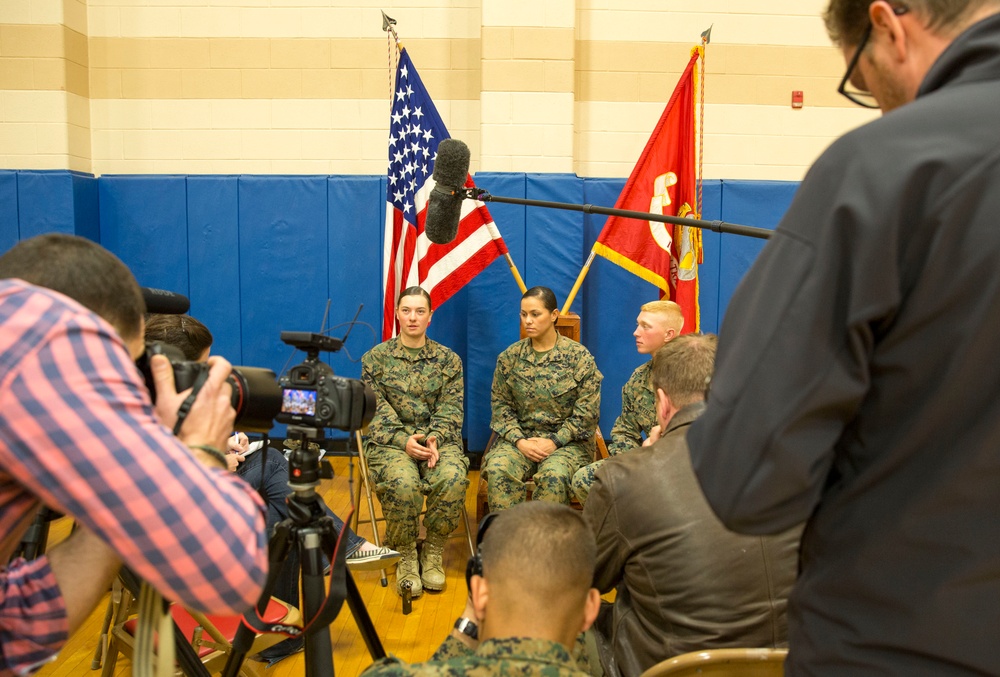 First three female Marines graduate infantry training course
