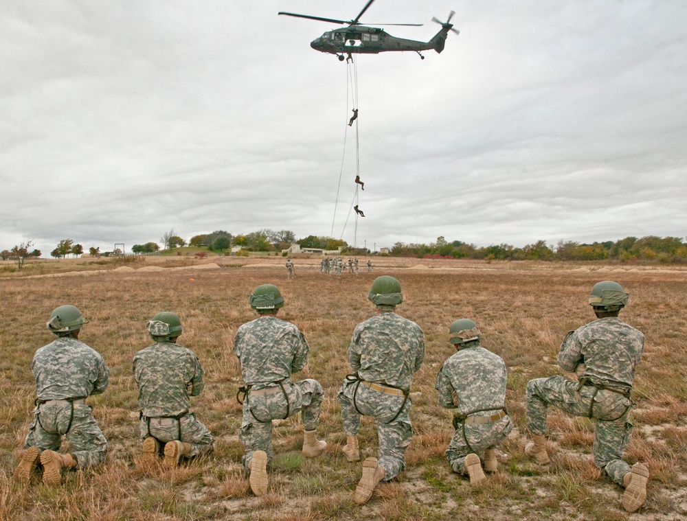 Air assault phase three rappel testing