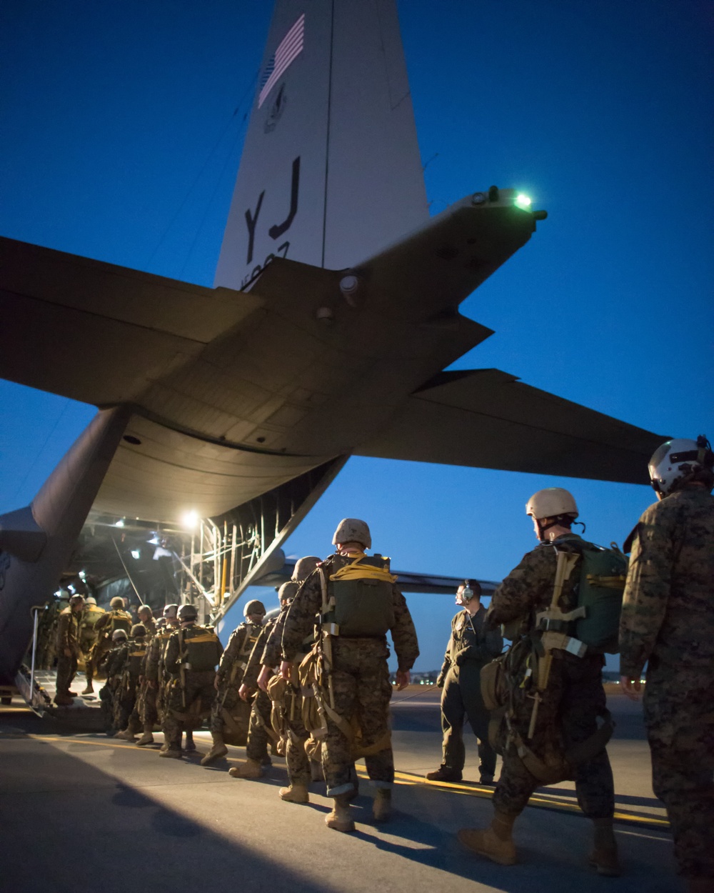 Jump Week: Marines over Yokota