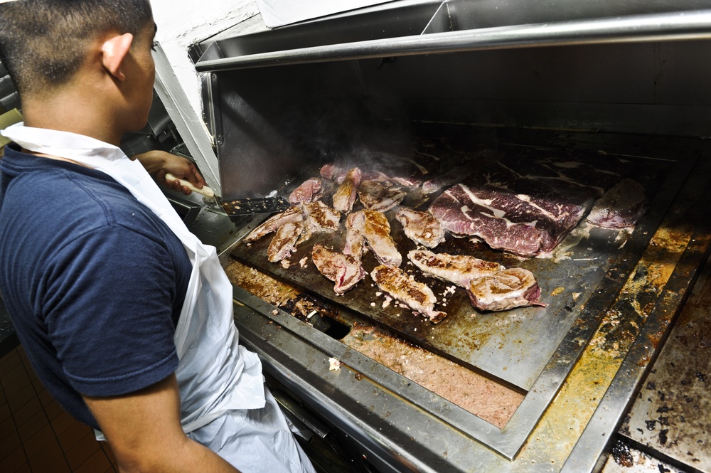 Grillin' steaks