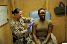 Flu vaccine keeps Seabees mission ready