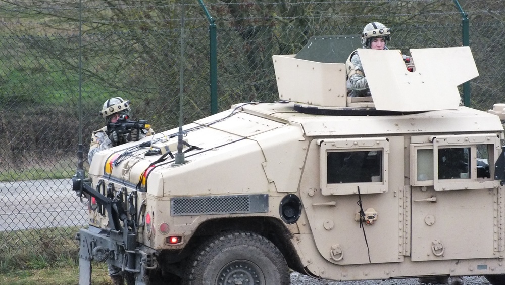 Ansbach based MPs conduct realistic home-station training