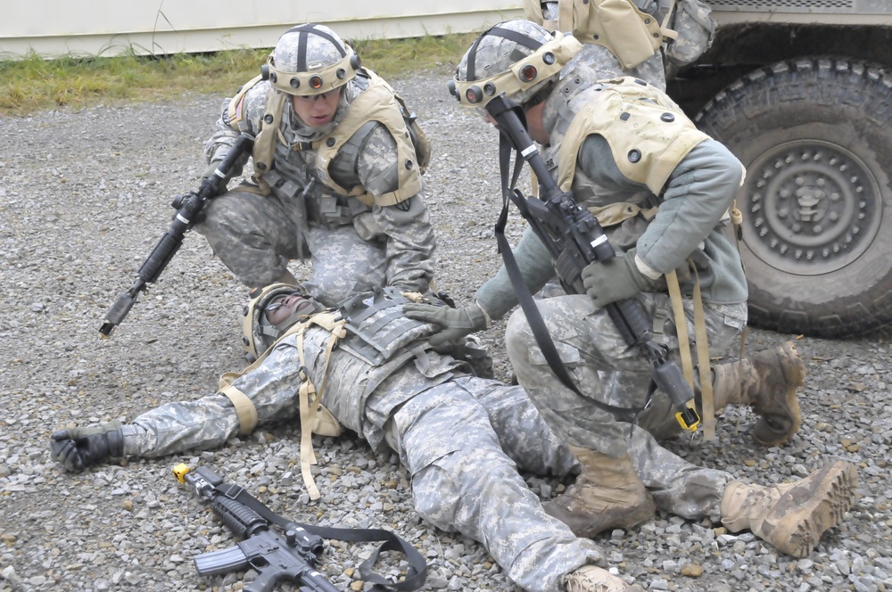 Ansbach based MPs conduct realistic home-station training