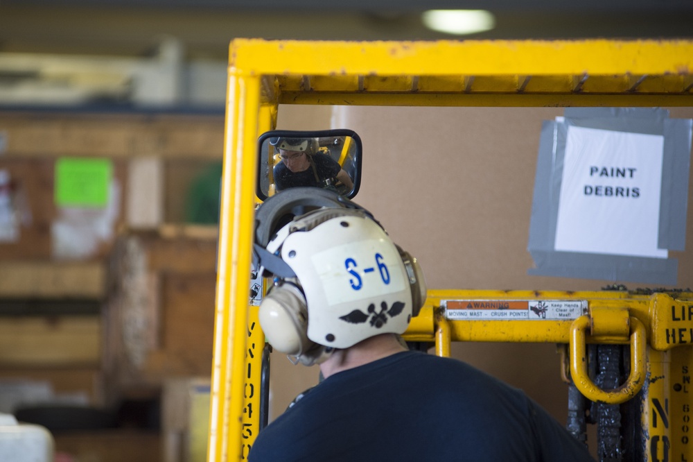 Forklift operator