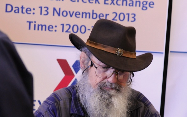 Silas 'Uncle Si' Robertson at Fort Hood