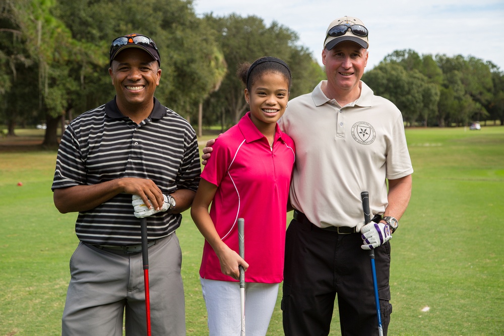 JCSE honors former deputy commander during dedication ceremony and golf tournament