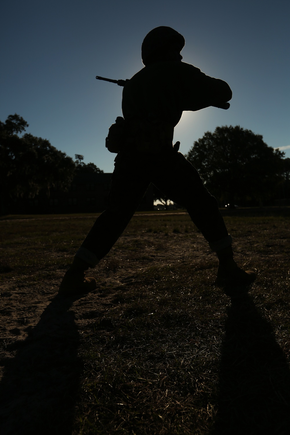 Marine recruits sharpen martial arts skills on Parris Island