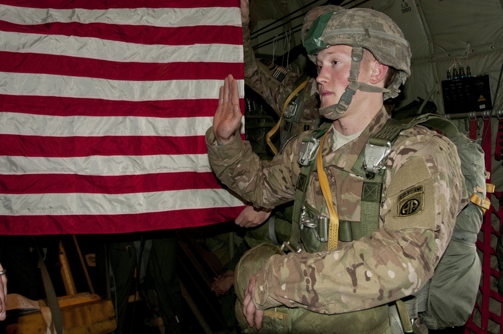 Airborne reenlistment