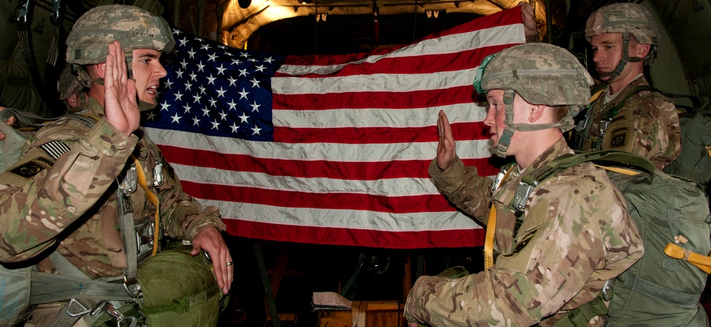 Airborne reenlistment