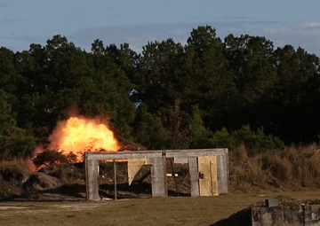 Bridge Co. Marines conduct demolitions to build experience