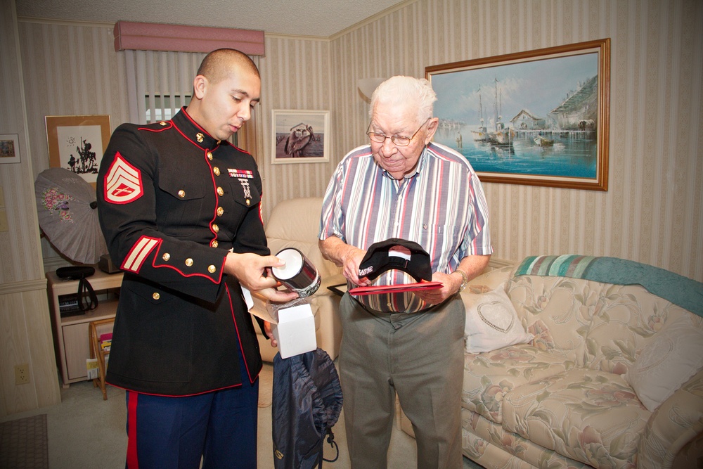 WWII Veteran celebrates 90th birthday
