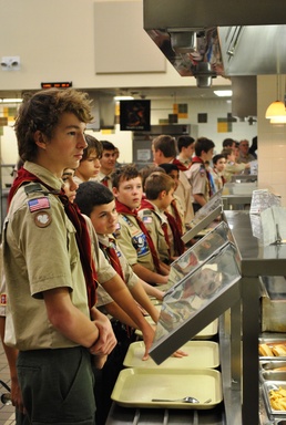Providers, Boys Scouts focus on confidence-building during visit