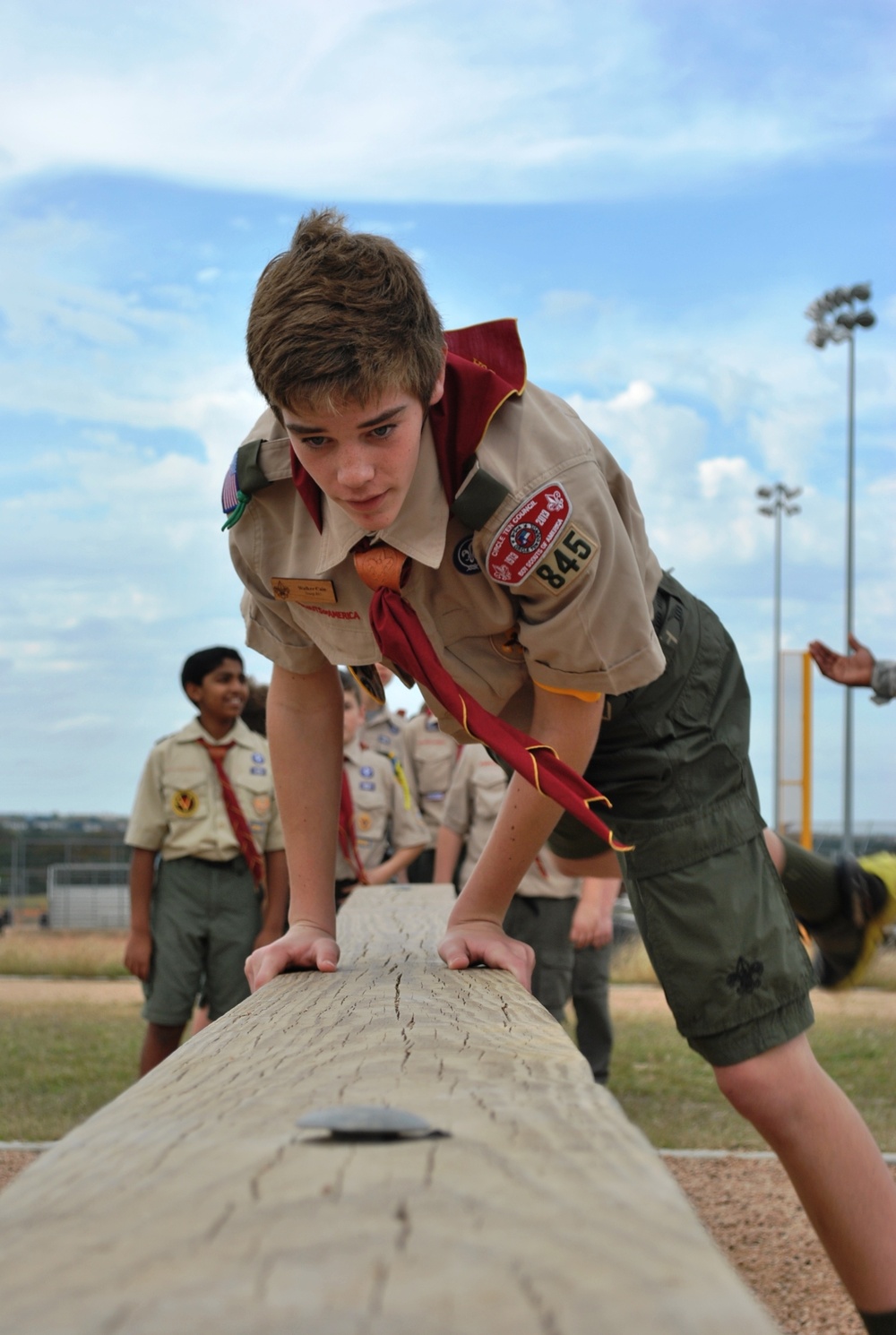 Providers, Boys Scouts focus on confidence-building during visit
