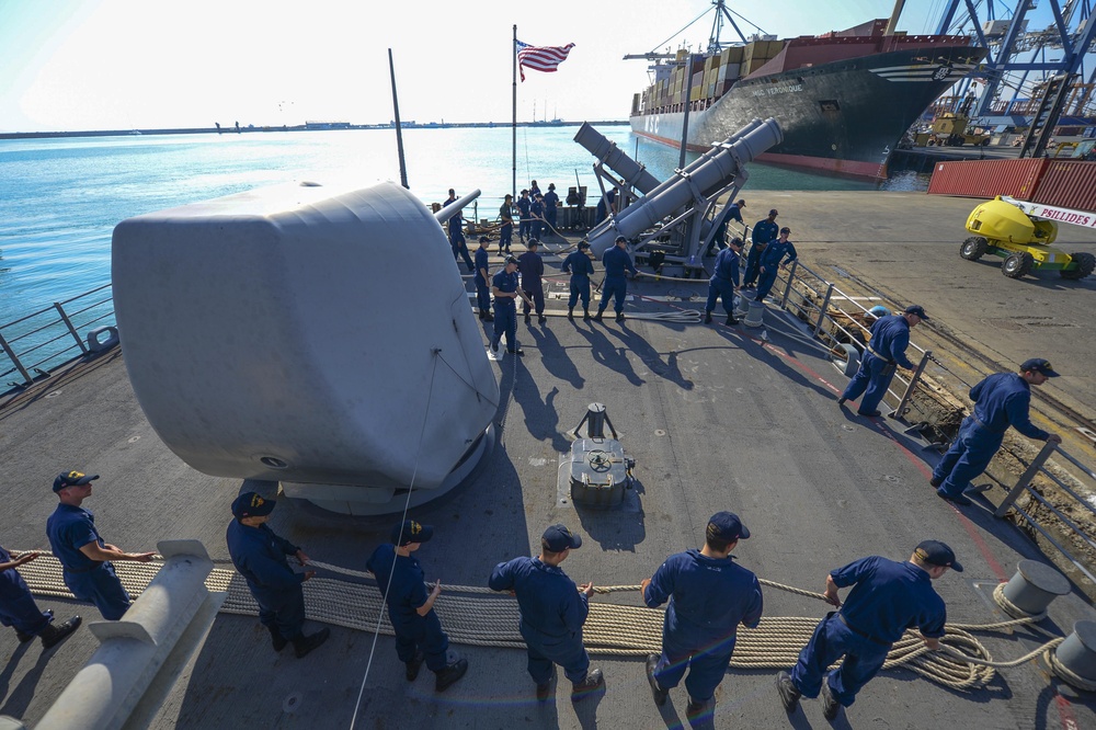 USS Monterey operations