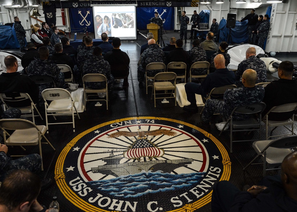 USS John C. Stennis operation
