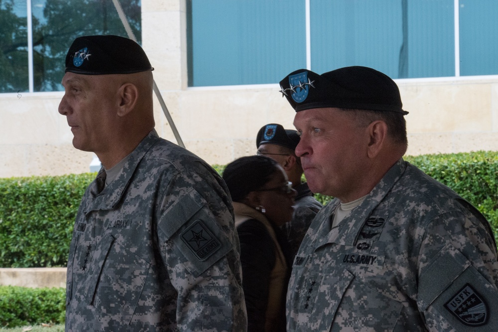 Gen. James Thurman's retirement
