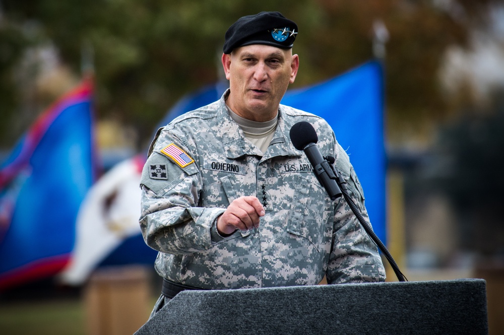 Gen. James Thurman's retirement