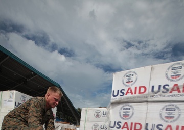 Logistics Marines keep relief aid moving
