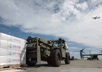 Logistics Marines keep relief aid moving