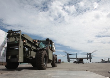 Logistics Marines keep relief aid moving