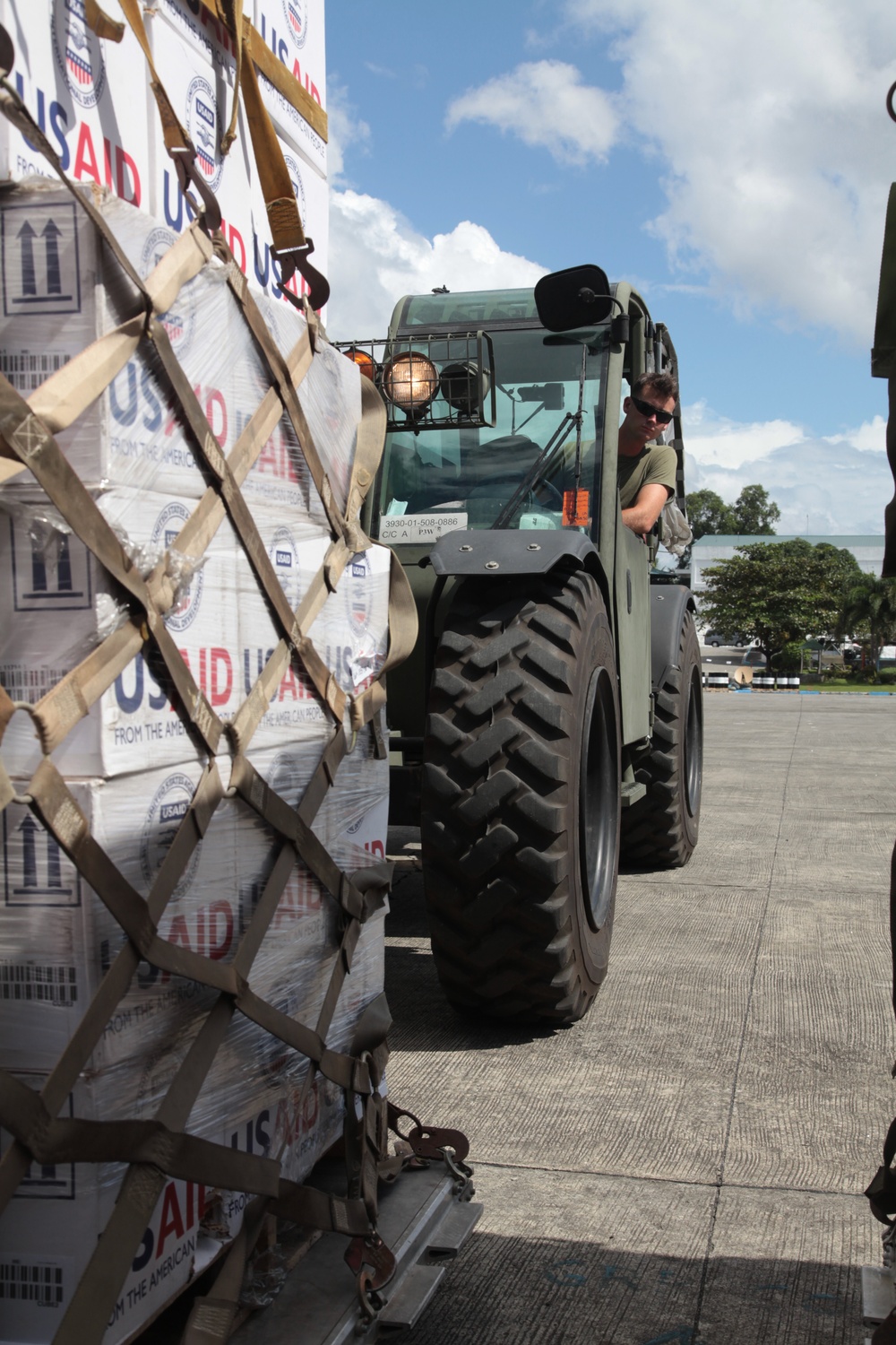 Logistics Marines keep relief aid moving
