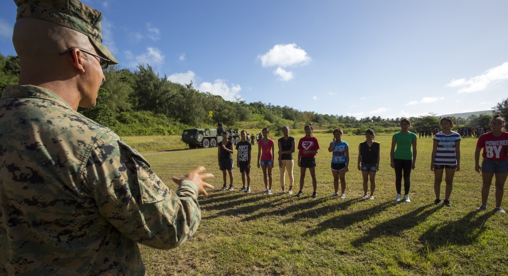 Tinian Cadets get a taste of boot camp at field meet