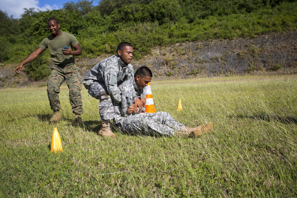 Tinian Cadets get a taste of boot camp at field meet