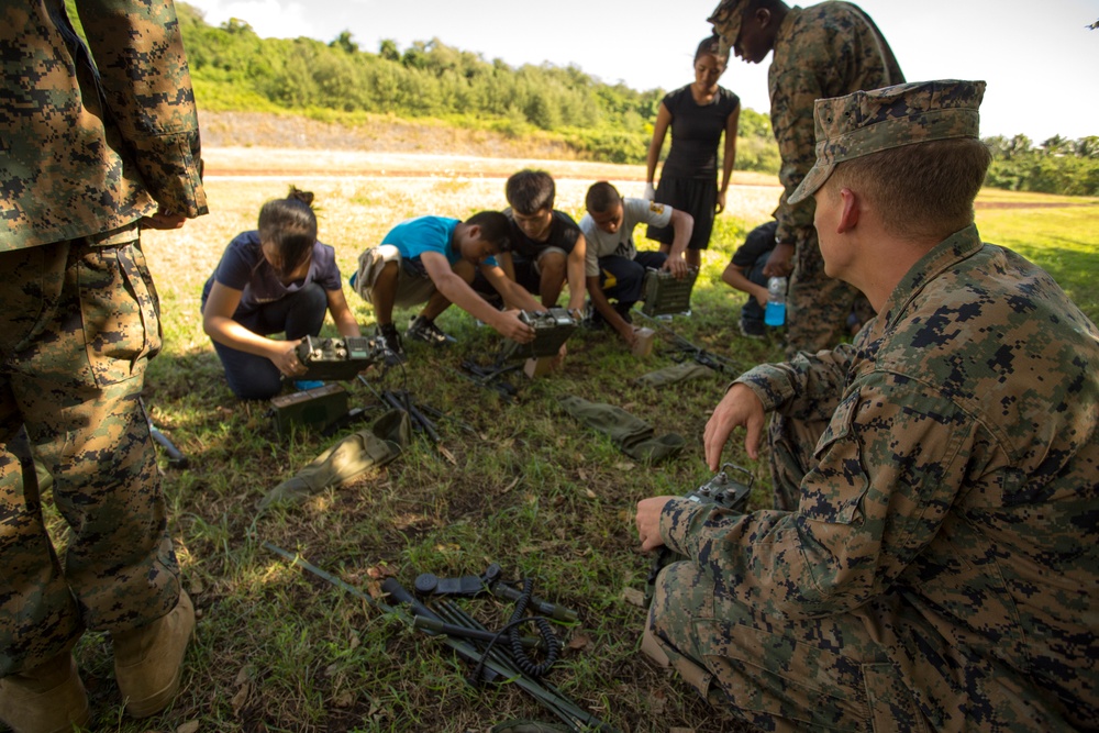 Tinian Cadets get a taste of boot camp at field meet