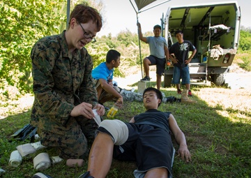 Tinian Cadets get a taste of boot camp at field meet
