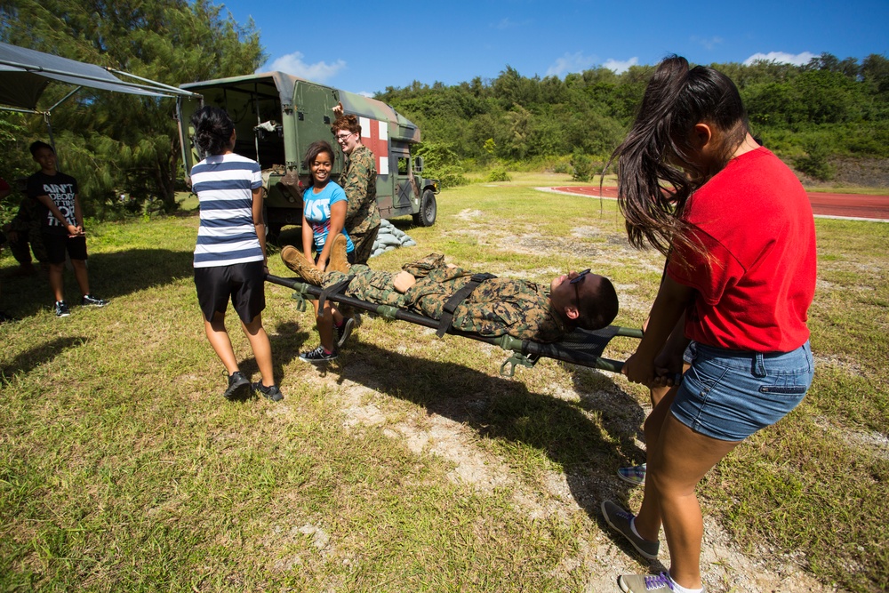 Tinian Cadets get a taste of boot camp at field meet