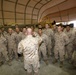 MGen Fox and SgtMaj VanOostrom; II MEF Visit with 2nd MAW (FWD)