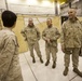 MGen Fox and SgtMaj VanOostrom; II MEF Visit with 2nd MAW (FWD)