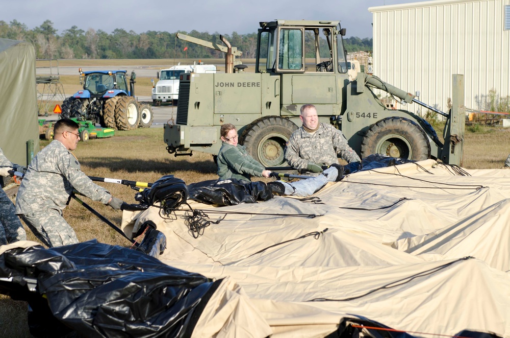 377th TSC Early Entry Command Post tests 96-hour deployment capability