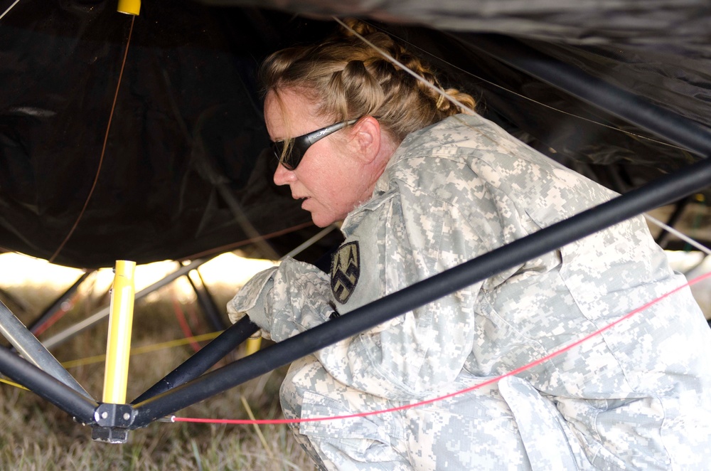 377th TSC Early Entry Command Post tests 96-hour deployment capability