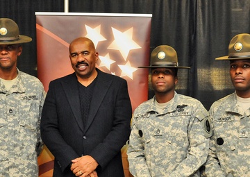 Steve Harvey partners with US Army to mentor teens
