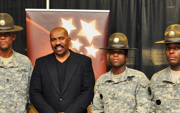Steve Harvey partners with US Army to mentor teens