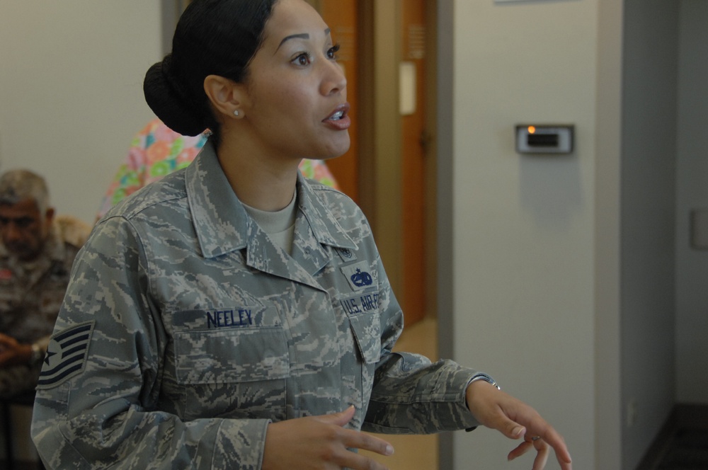 SEAC visits airmen at Joint Base San Antonio