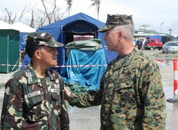 Transition in Tacloban, U.S. Marine capabilities no longer necessary