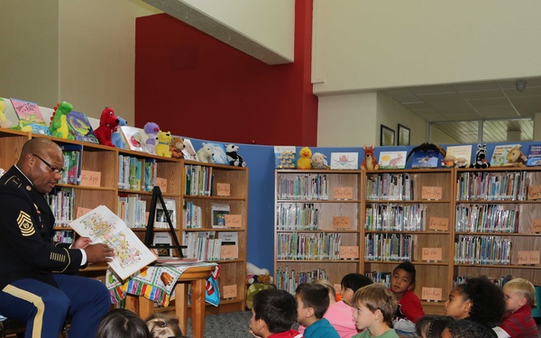 US Army soldiers in Japan Support American Education Week