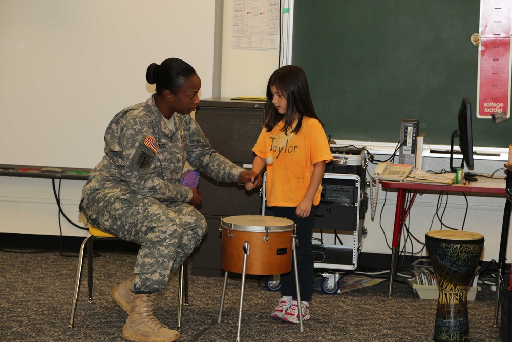 US Army soldiers in Japan Support American Education Week