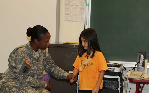 US Army soldiers in Japan Support American Education Week