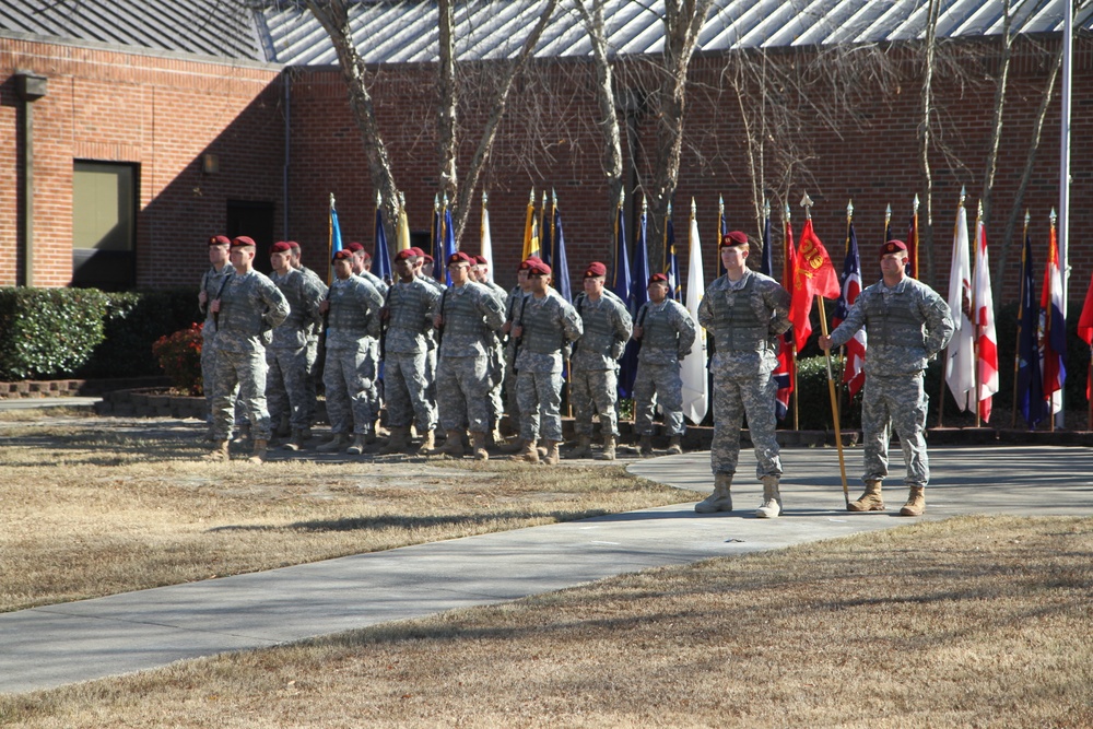 B. Btry 1-321 de-activation, re-flagging ceremony