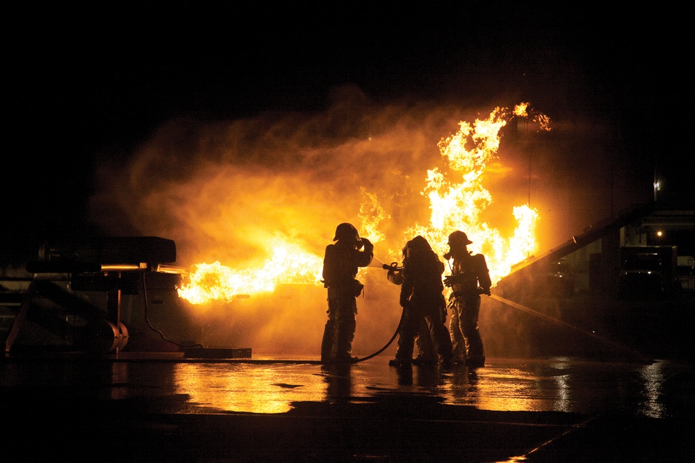 ARFF Marines train for any emergency