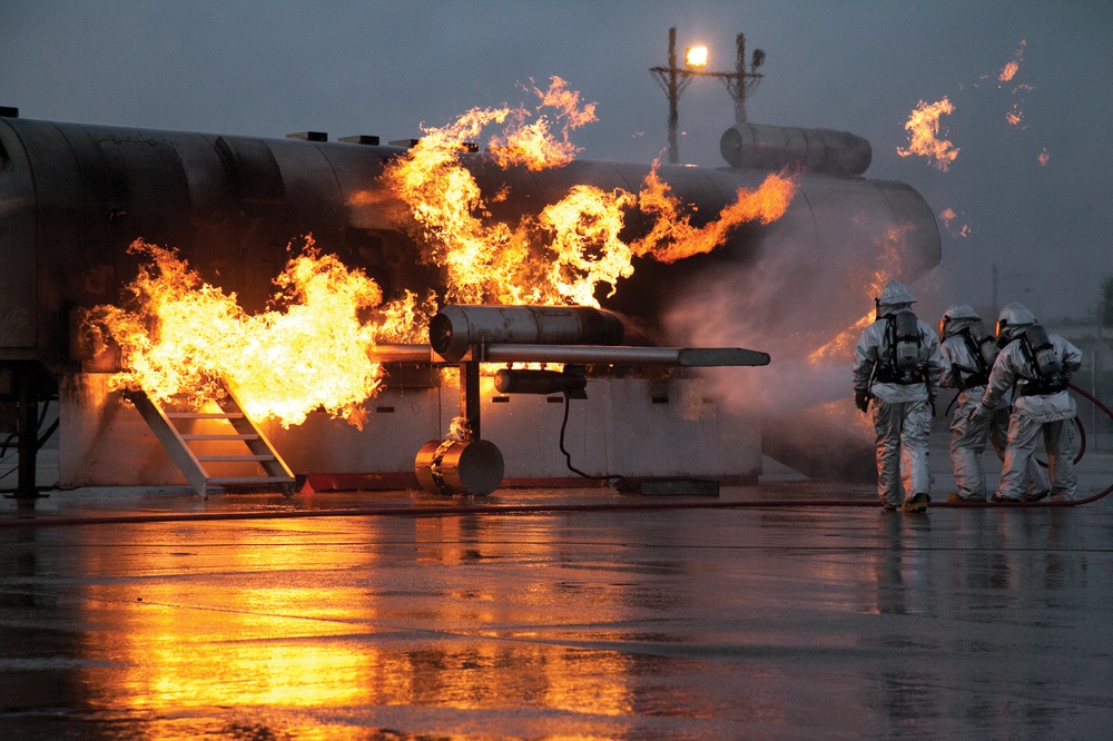 ARFF Marines train for any emergency