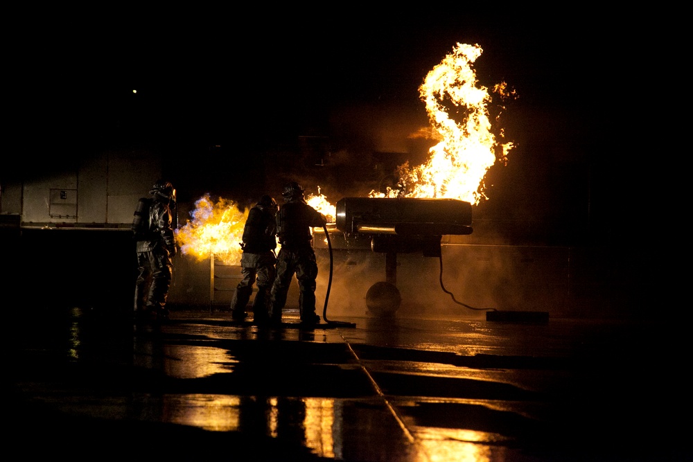 ARFF Marines train for any emergency