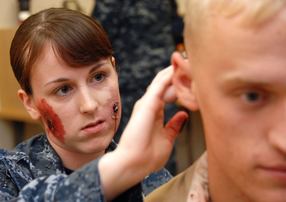 USNH Okinawa holds force protection exercise