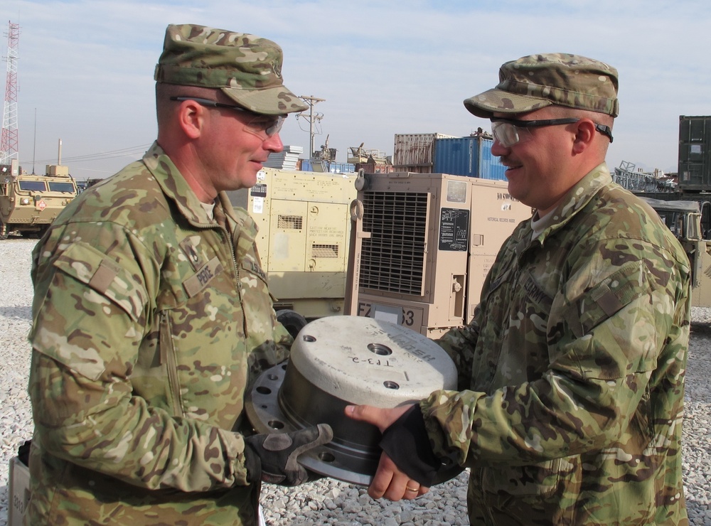 Maintenance control NCO keeps engineers operational in Afghanistan