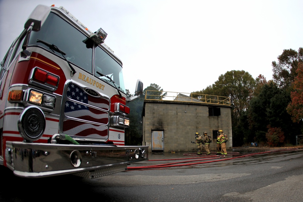 Live-fire training aboard MCAS Beaufort