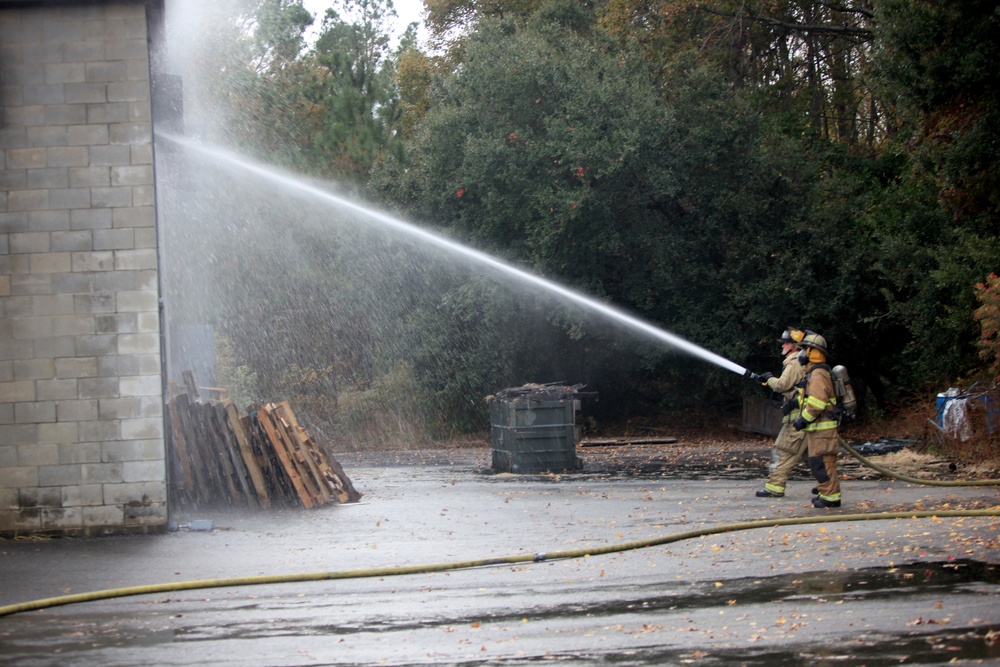 Live-fire training aboard MCAS Beaufort